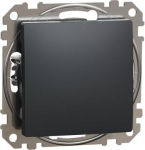 Switch, Sedna Design & Elements, 2-way, 16AX, PRO, anthracite SDD114166 | 3606481480132