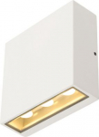 Outdoor wall light BIG QUAD, LED, IP54, 3000K, 8,2W, square, white 1005125 | 4024163252386