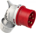 CEE Industrial plug angled 5x16A (3P+N+PE) 6h IP44 TWIST red/grey 8015-6 | 9003399801563