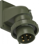 CEE-flanged plug angled 5x16A (3P+N+PE) 6h IP67 green 777152-6.U | 9003399386138
