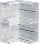 Internal corner of base profile for BRA 68x210mm lid 2x80mm of alu in pure white BRA652104D9010 | 4012740841269