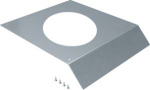 service outlet lid for on-floor trunking, nom. width 400mm punched R10 rd 275mm AKM400275R10 | 4012002243695