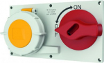 Panel mounted recept., DUO, 16A3p4h110V 7520 | 4015394228042