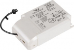 Dimmable DALI LED driver with 700mA constant current and an output of 42 watt including radio interface. The LEDs must be connected in series. 1006461 | 4024163265799