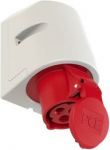 Wall socket outlet 3x16A (2P+PE) 9h IP44 red 113-9 | 9003399017247
