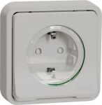 Single socket-outlet IP55 white Mureva MUR39132 | 3606480789762