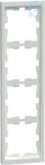 Cover frame, 4-gang, lotus white, Merten D-life MEG4040-6535 | 4042811197858