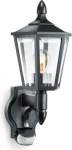 Outdoor wall luminaire L15 S Sensored, max. 60W E27 180&deg; max. 10m IP44 2-2000lux Black 617813 | 4007841617813