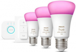 Hue Starter kit E27 9W White and color ambiance 3 psc. + Bridge + Dimmer 929002468804 | 8719514291355