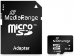 MEMORY MICRO SDHC 32GB C10/W/ADAPTER MR959 MEDIARANGE MR959 | 4260283113569