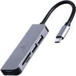 Laptop dock/port replicator wired USB 3.2 Gen 1 (3.1 Gen 1) Type-A silver UHB-CM-CRU3P1U2P2-01 | 8716309124232