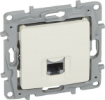 RJ 45 Cat.5 UTP socket Niloe - 360&deg; shielded - ivory 764671 | 3414970684523