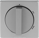 As cover for flush mounted three-step rotary switch. Without zero position. For insert 2710/1 U. Material stainless steel. Anti fingerprint. 2CKA001710A3759 | 4011395086810