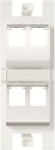 Workstation For data connection housing 4 gang White - Zenit 2CLA101660T1101 | 8427238205380