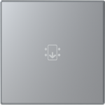 Color: SilverCover plate for card switch code: 8114, 8114.1, 8114.2 & 8114.5 2CLA851400A1301 | 8427238134208