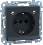 Schneider Electric Merten System M socket outlet MEG2304-0414 is a mechanism with central plate in color anthracite. This socket outlet belongs to M-Arc, M-Elegance, M-Plan, M-Plan glass, M-Smart, M-Star, System M aesthetic group. It is with lighting ...
