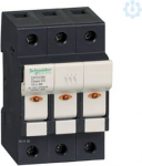 TeSyS fuse-disconnector 3p 30A , fuse class CC , blown fuse indicator. range: TeSys - product or component type: fuse-disconnector - device short name: DFCC - poles description: 3P. DFCC3V | 3389118321724