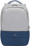 NB BACKPACK ANTI-THEFT 17.3"/7567 GREY/DARK BLUE RIVACASE 7567GREY/DARKBLUE | 4260403578308