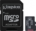 Memowy card UHS-I 16 GB, microSDHC/SDXC Industrial Card, Class 10, UHS-I, U3, V30, A1, SD Adapter, Black SDCIT2/16GB | 740617321104