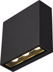 Outdoor wall light BIG QUAD, LED, IP54, 3000K, 8,2W, square, anthracite 1005126 | 4024163252393