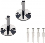 Deflector for low-voltage wire system, chrome, 2 pieces, 6cm 186332 | 4024163054676