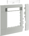 Frontplate modular, CP 55, Lid 100, hfr, Labeling Field, lightgrey GR1002KA7035 | 4012740982528