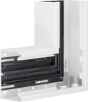 Flat angle of base profile for wall trunking BR 85x130mm of PVC in pure white R88559010 | 4012740210362