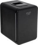 Adler mini refrigerator, free standing, larder, height 27 cm, fridge net capacity 4 L, black AD 8084 | 5903887809092