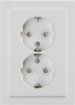 There are terminals for each contact of the socket outlet for max 4 rigid wires. No X-terminals. The socket outlet insert without the cover plate is screen-protected. Wery flat construction. Installatin in special 1,5X mounting box. 2TKA00002007 | 64 ...