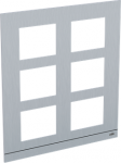1396CF-A Audio OS frame (extended panel), size 2/3, Aluminum, 277x235x20mm, Welcome IP 2TMA200160A0019 | 6955891815445