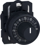 Head &Oslash;22+mounting base for potentiometer. range of product: Harmony XB5 - device short name: ZB5 - mounting diameter: 22 mm - product compatibility: for use with &Oslash; 6 mm shaft. ZB5AD912 | 3389110905373