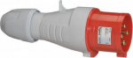 Straight plug P17 - IP44 - 380/415 V~ - 32 A - 3P+E 555238