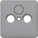 Cover plate TV/SAT grey CD CD561SATGR | 4011377470408