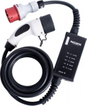 EV charging cable  AC Type 2 3 phase 16A 380-440 V AC 11kW Ex9EVC3 EV, black/white 110692 | 8592765106926