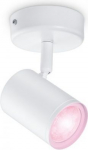 Ceiling spotlight IMAGEO WiZ Spots 1x5W, 2200-6500K (RGB), 345Lm, IP20, black 929002658701 | 8719514551879