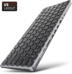 KEYBOARD + I/O HUB 9IN1/0.6M HMC-KB-US AXAGON HMC-KB-US | 8595247908117