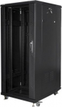 Lanberg | Rack cabinet 19" free-standing 27U/600x800 (flat pack) | FF01-6827-12B | Black FF01-6827-12B | 5901969414936