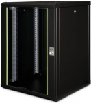 Digitus Wall Mounting Cabinet Unique Series | DN-19 16U-6/6-SW | 82 x 60 x 60 cm | Black DN-19 16U-6/6-SW | 4016032257677