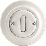 With N terminal. Material: porcelain   For a multiple combination (vertical or horizontal) we recommend the device box (item no.: 1055-04) in conjunction with the spacer (item no. 1159-34) from KAISER. This combination enables precise assembly. 2CKA0 ...