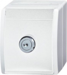 With security lock in hinged lid.   Lockable, incl. 2 keys.   Cannot be screwed on or dismounted in closed condition. Identical keys for all socket outlets.. 2CKA002083A0833 | 4011395079638