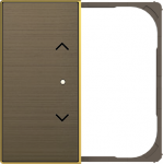 Cover plate Symbol "arrows" for Venetian blind Two-part button Gold - Sky Niessen 2CLA852643A1201 | 8427238198675