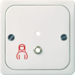 ELSO MEDIOPT care - central plate for cancel switch pull cord - oyster white 735834 | 4013984186901