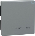 Schneider Electric Merten System M rocker with indicator 430760 is in color aluminium for single switch. This rocker with indicator belongs to M-Arc, M-Elegance, M-Plan, M-Plan glass, M-Smart, M-Star, System M aesthetic group. The device's fixing mod ...