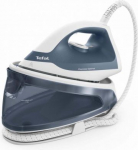 TEFAL Steam generator iron | FV2C41E0 Express Optimal | 2400 W | 1.2 L | 5 bar | Auto power off | Vertical steam function | Calc-clean function | Blue/White SV4110E0 | 3121040090091