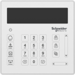 EcoStruxure Security Expert, LCD keypad for system monitoring and control, white SX-KLCS-W | 3606481215369