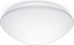 Ceiling/wall luminaire, emergency, RS PRO LED P2 360&deg; &Oslash;8m 3000K IP54 2-2000lx White 058586 | 4007841058586