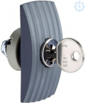 Cylindrical barrel key 405E mounted with esscutcheon. range of product: Spacial SD - accessory / separate part type: escutcheon lock - device application: multi-purpose - mounting support: direct mounting on door - product compatibility: SD enclosure ...
