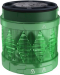 Modular tower light, Harmony XVU, illuminated LED units, green, 60mm, blinking, IP65, 24V AC DC XVUC43 | 3606480886942