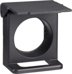 Black padlockable flap for &Oslash;22 flush pushbutton. range of product: Harmony XB4, Harmony XB5 - accessory / separate part designation: padlockable flap - accessory / separate part category: protection accessories - accessory / separate part destination ...