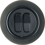 Renova rocker switch 2x2 way 16 A 250 V black WDE007027 | 3606480330780